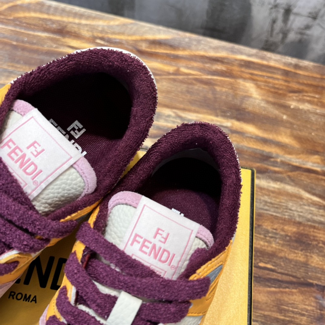 F**di FD F**di Match Low Tops Sneakers Pink For Women
