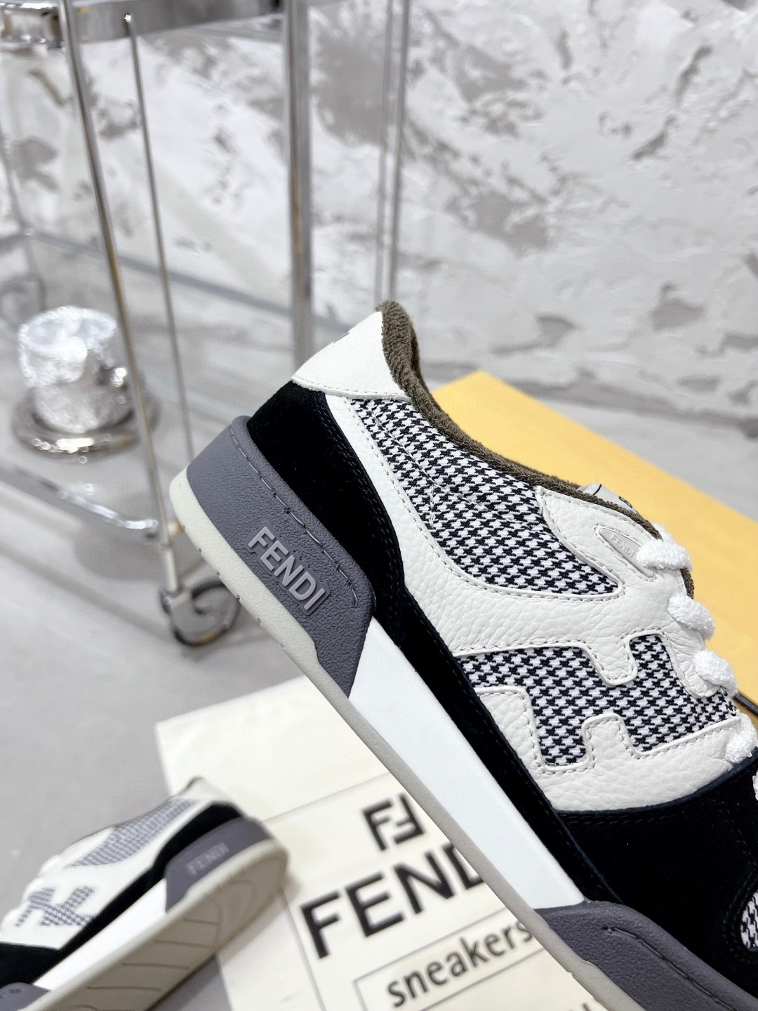 F**di FD F**di Match Low Tops Sneakers Black For Women