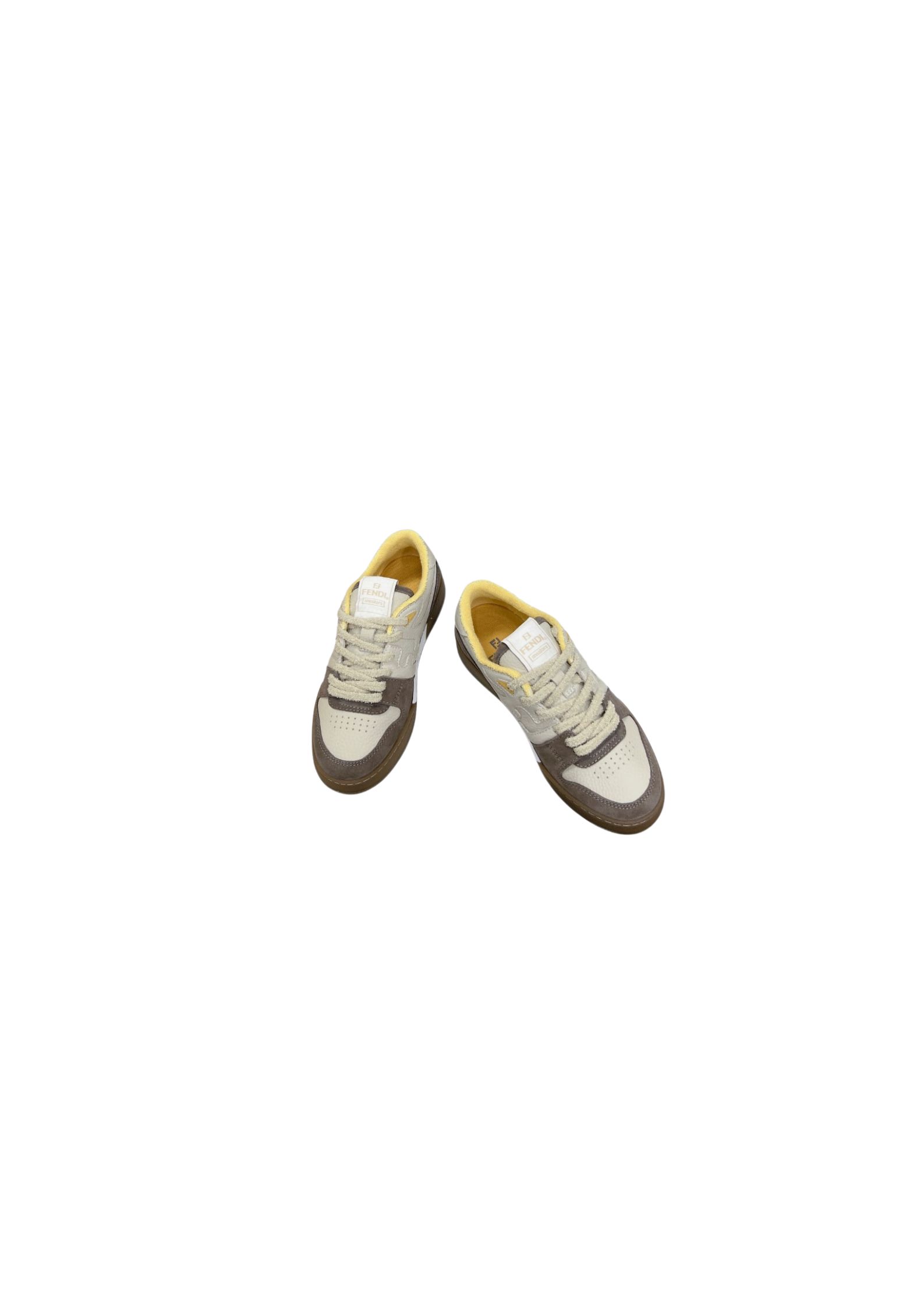 F**di FD F**di Match Low Tops Sneakers Brown For Women 7E1493AHH2F1FHU