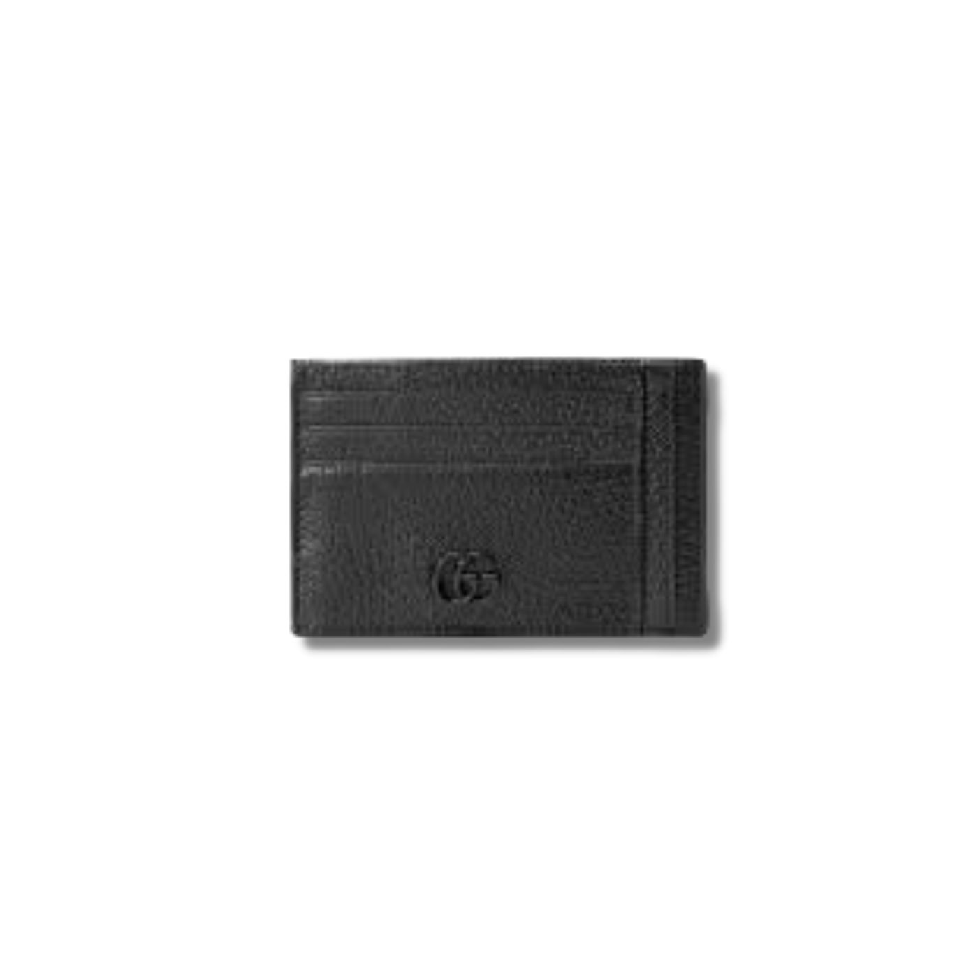 Gvc*1 GG Marmont Card Case Black For Men 4.7in/12cm ‎‎‎722734 1T56F 1000