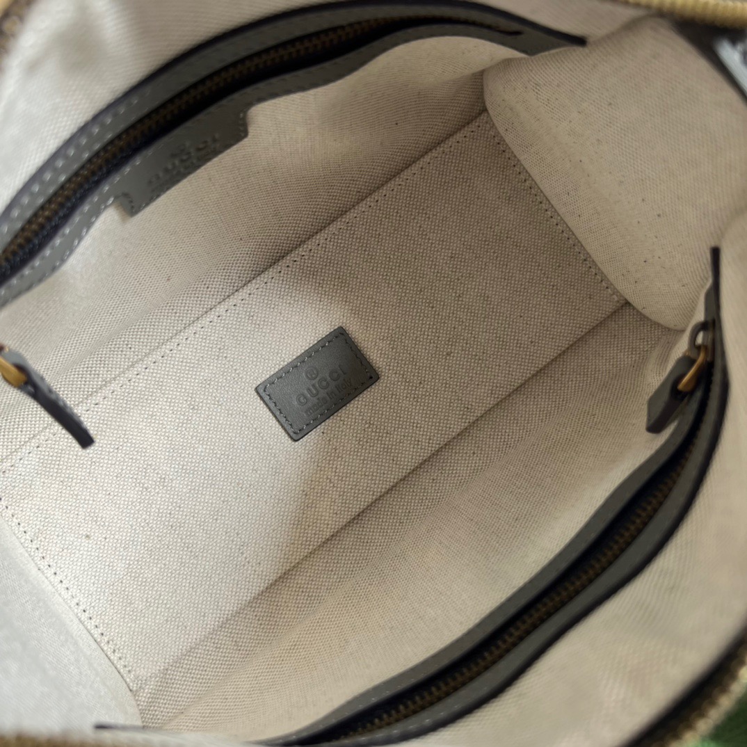 Gvc*1 Mini Top Handle Bag With Double G Brown/Grey For Men 8.7in/22cm