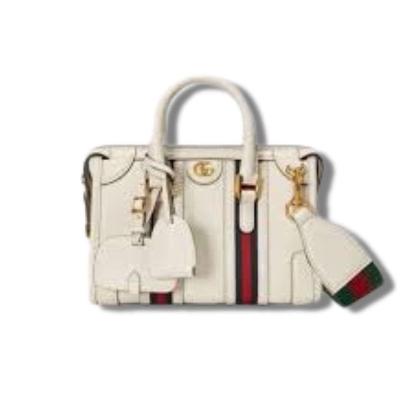 Gvc*1 Mini Top Handle Bag With Double G White/Grey For Men 8.7in/22cm