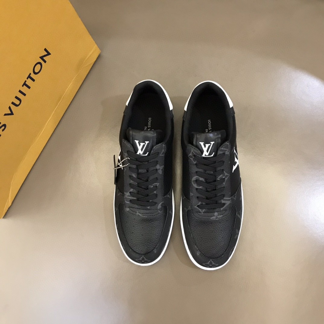L0vis Vvtt0n Rivoli Sneaker Monogram Canvas Black For Men