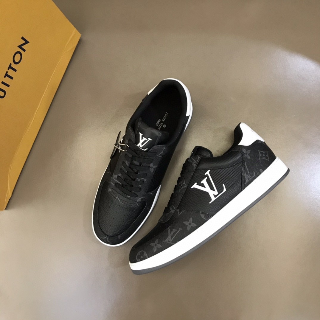 L0vis Vvtt0n Rivoli Sneaker Monogram Canvas Black For Men