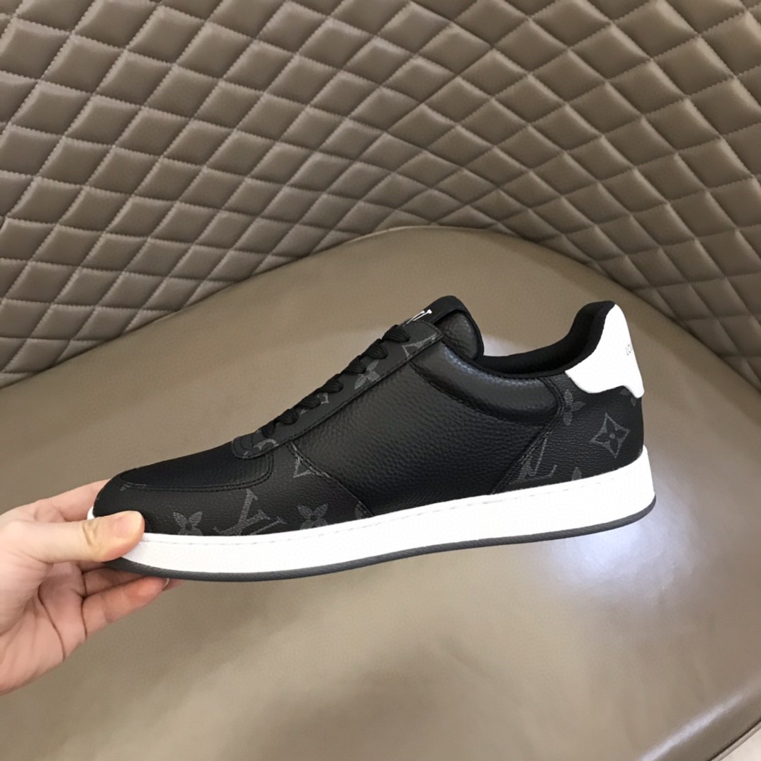 L0vis Vvtt0n Rivoli Sneaker Monogram Canvas Black For Men