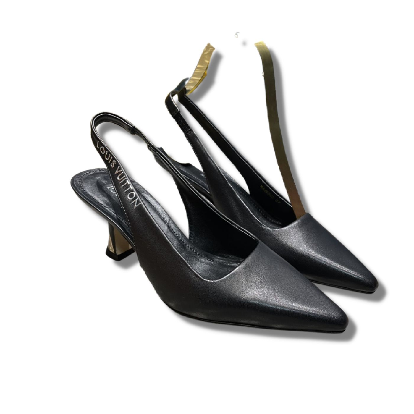 L0vis Vvtt0n Sparkle Slingback Pump Black For Women 1AB0MT
