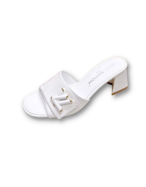 L0vis Vvtt0n Shake Mule White For Women