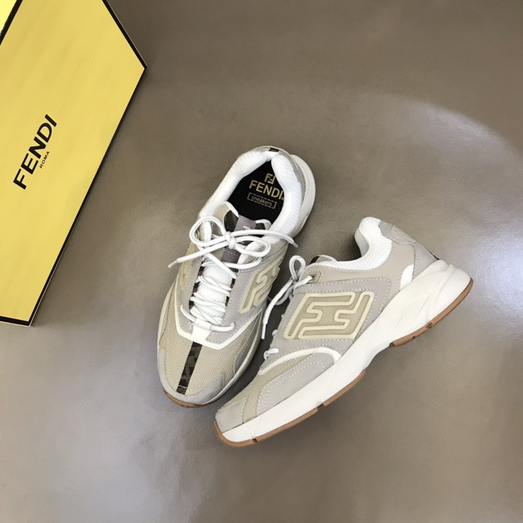 FD F**di Faster Trainers Sneakers Grey For Women