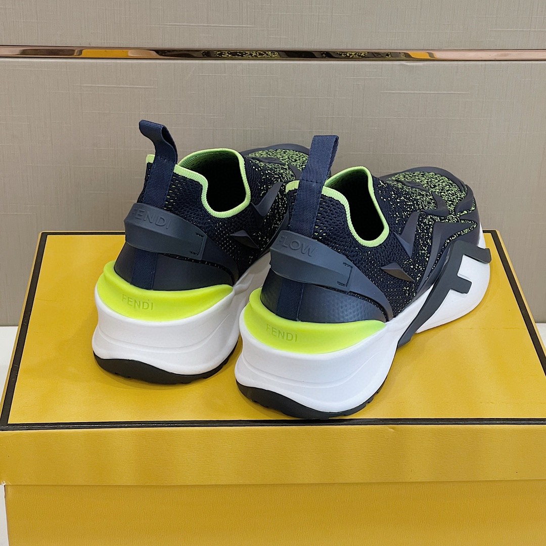 FD F**di Flow Running Sneakers Blue For Women 7E1504AKX3F1IXP