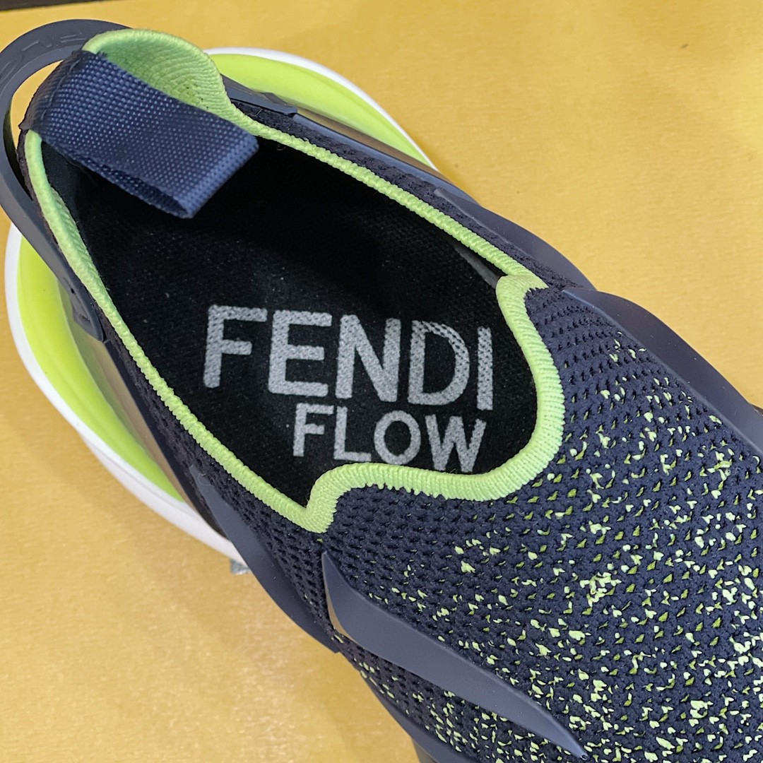 FD F**di Flow Running Sneakers Blue For Women 7E1504AKX3F1IXP