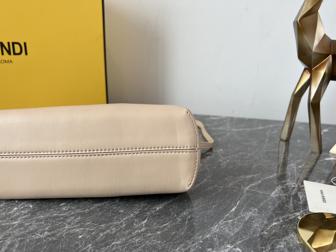 F**di FD Small First Bag Blue/Beige/ Purple For Women 26cm/10.3in 8BP129ABVEF1993
