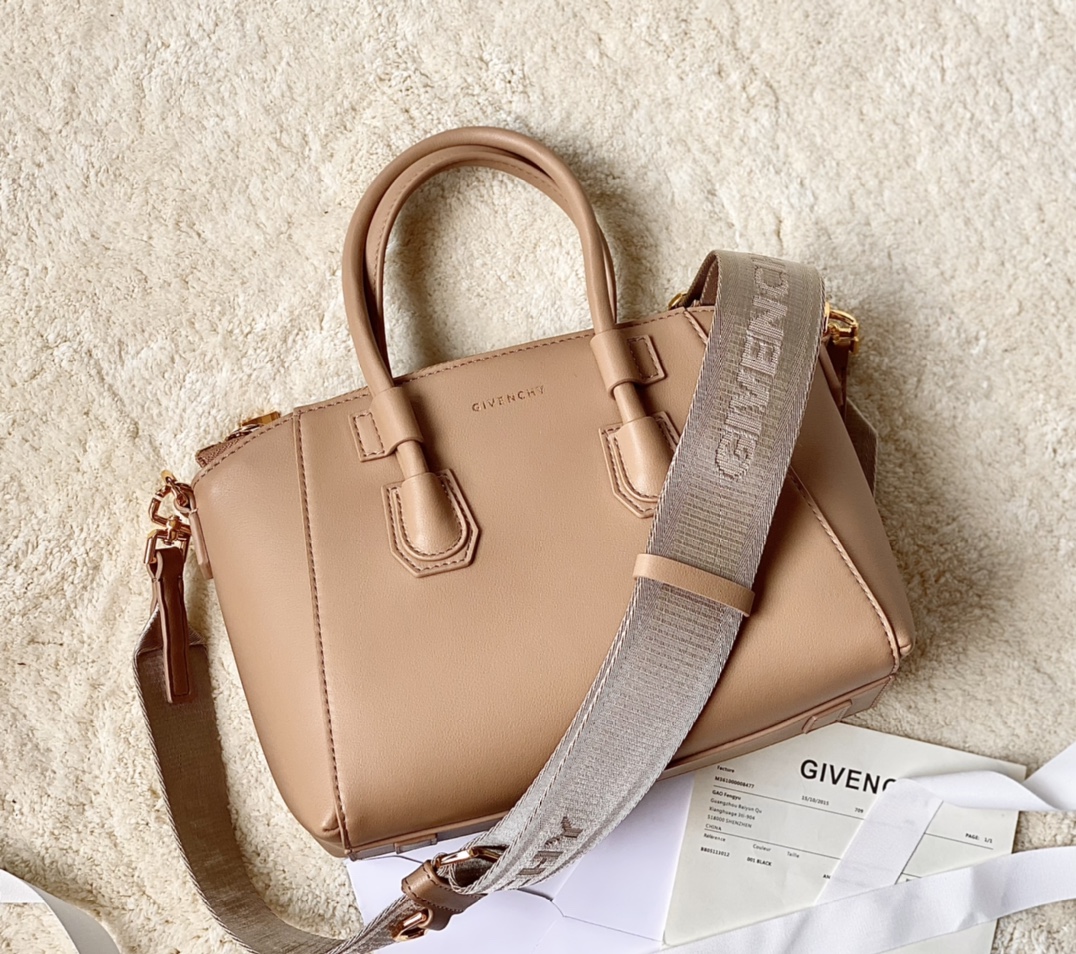 Givenchy Mini Antigona Sport Bag Brown/Black/Beige For Women‎ 8.7in/22cm BB50NVB1HT-001