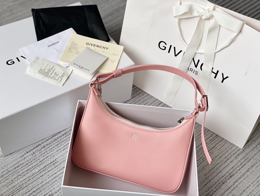 Givenchy Small Moon Cut Out Bag Black/Pink/Cream/Brown/Grey/Dark Grey For Women‎ 9.8in/25cm BB50LGB1A4-001