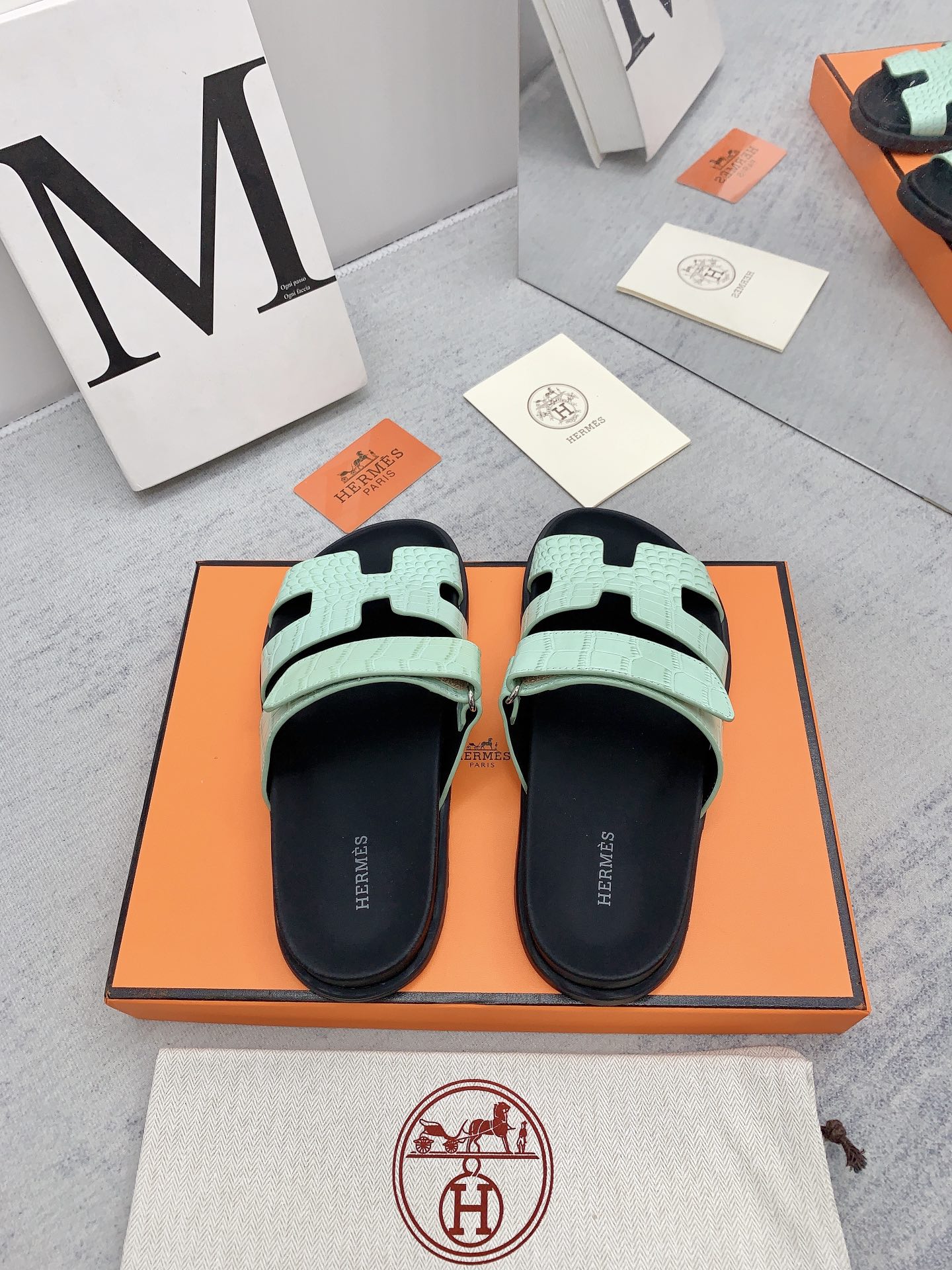 H**me5 Chypre Sandal Jade Green For Men