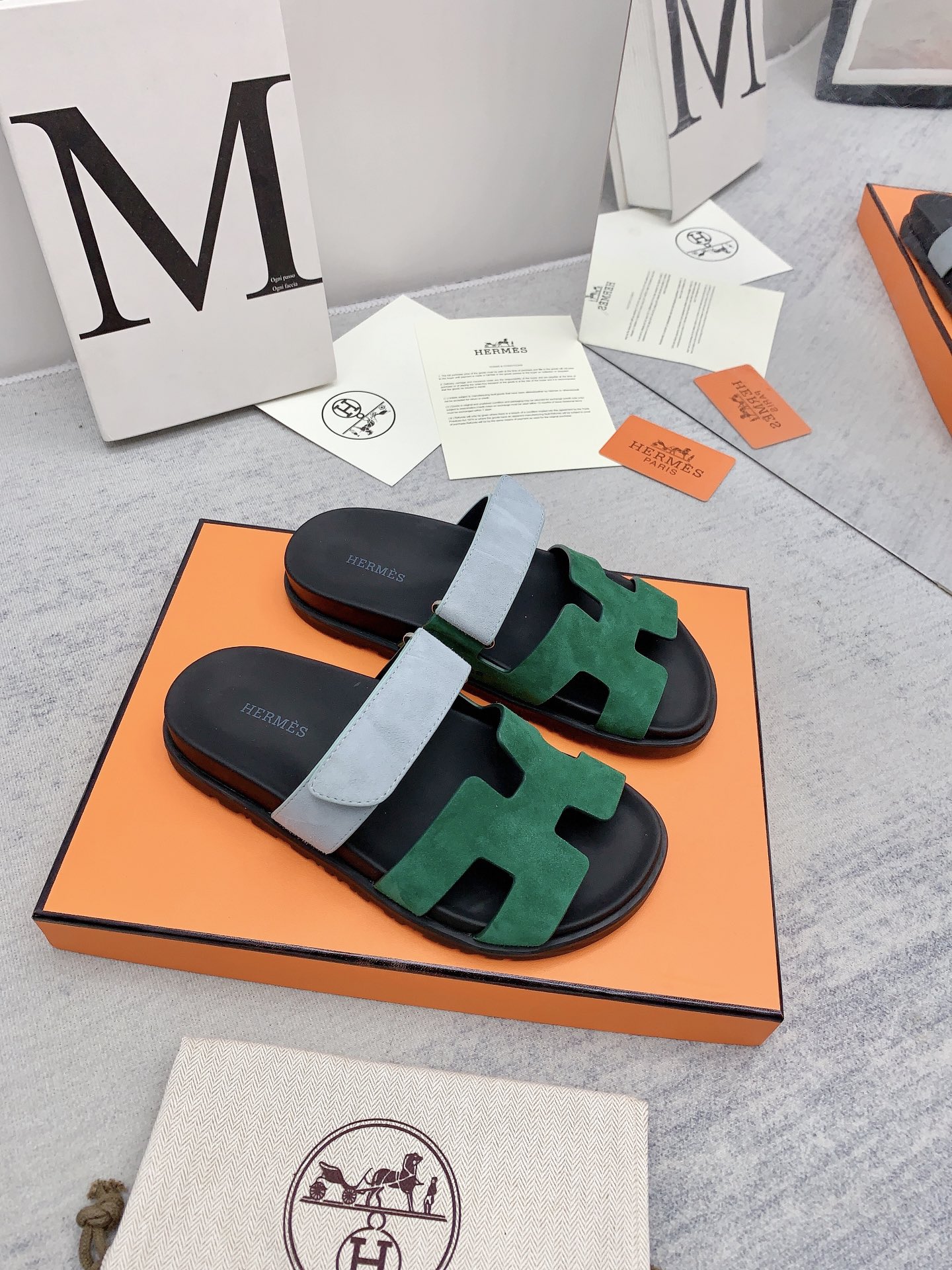 H**me5 Chypre Sandal Green/Blue For Men