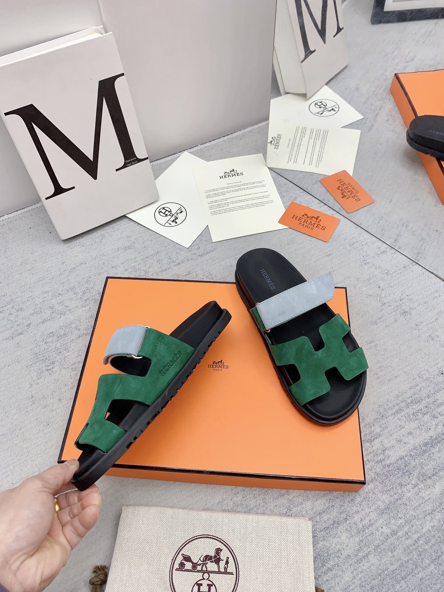 H**me5 Chypre Sandal Green/Blue For Men