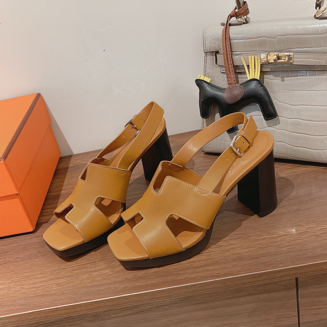 H**me5 Eris 90 Sandal Brown For Women