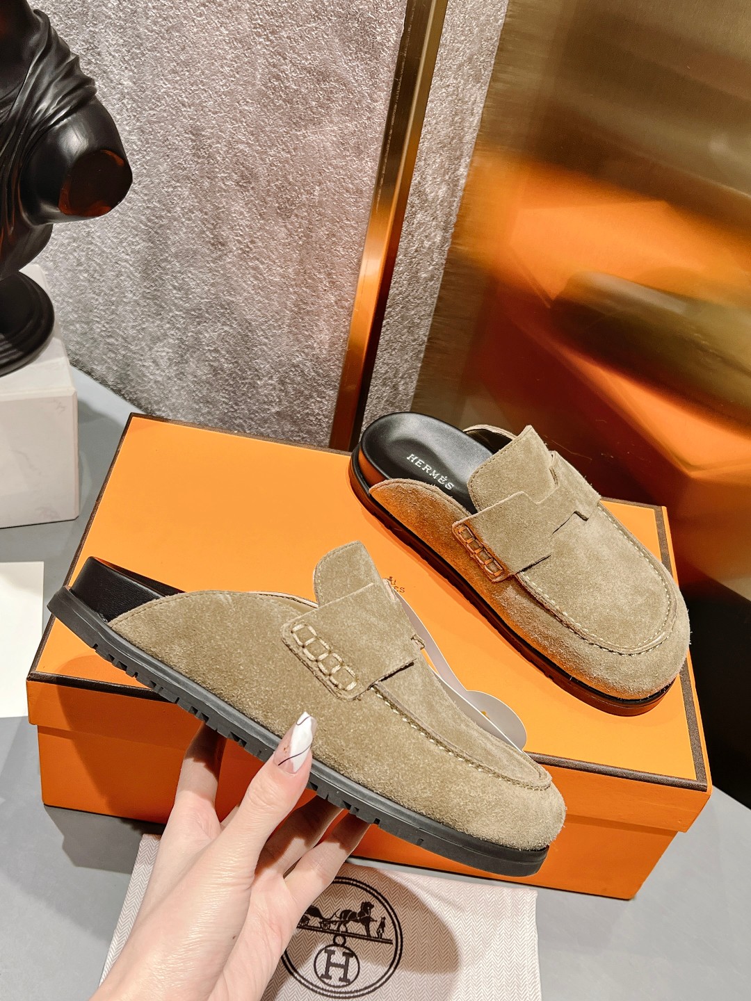 H**me5 Go Mule Light Brown For Women