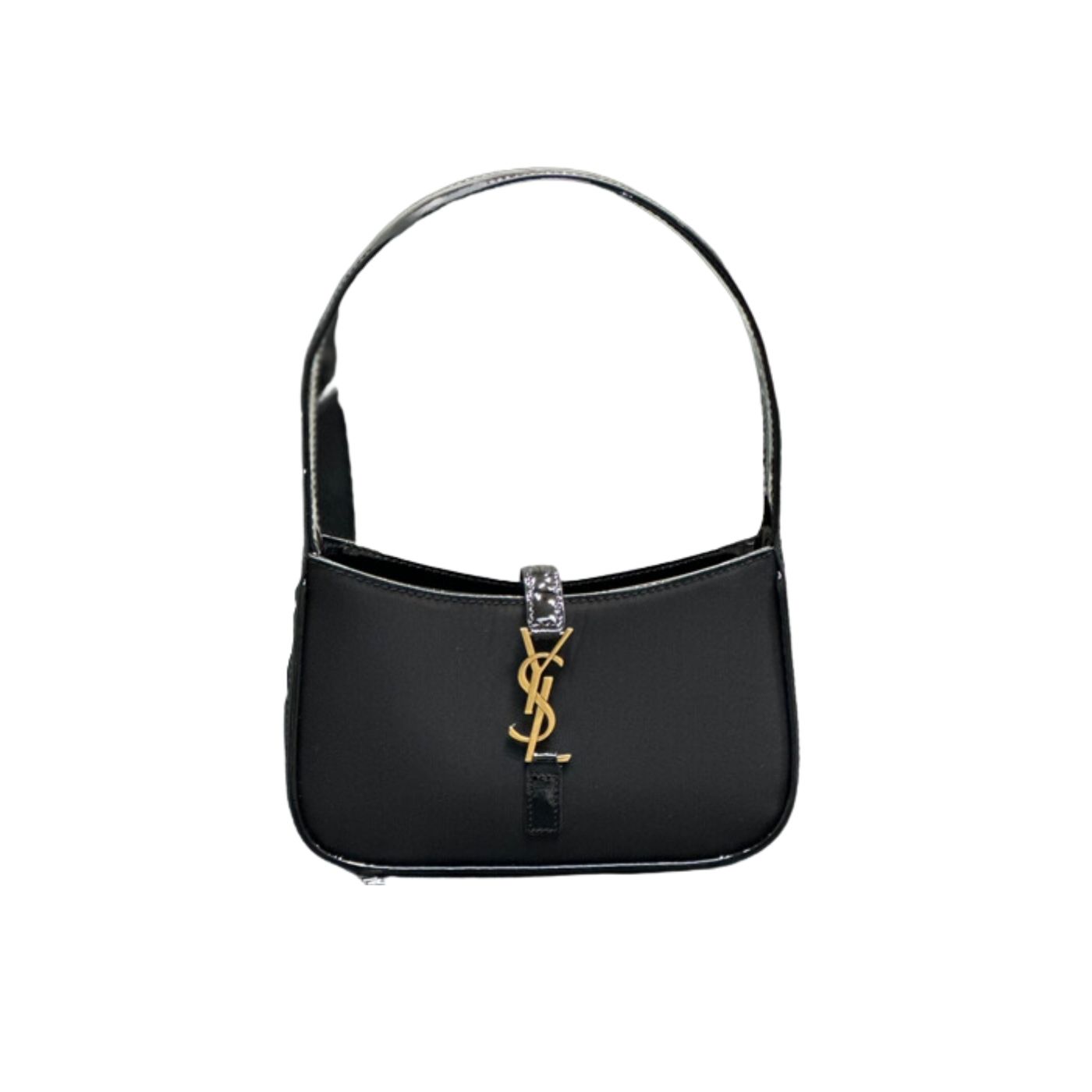 Sa1nt Lau*nt Le 5 A 7 Mini Black For Women‎ 7.5in/19cm