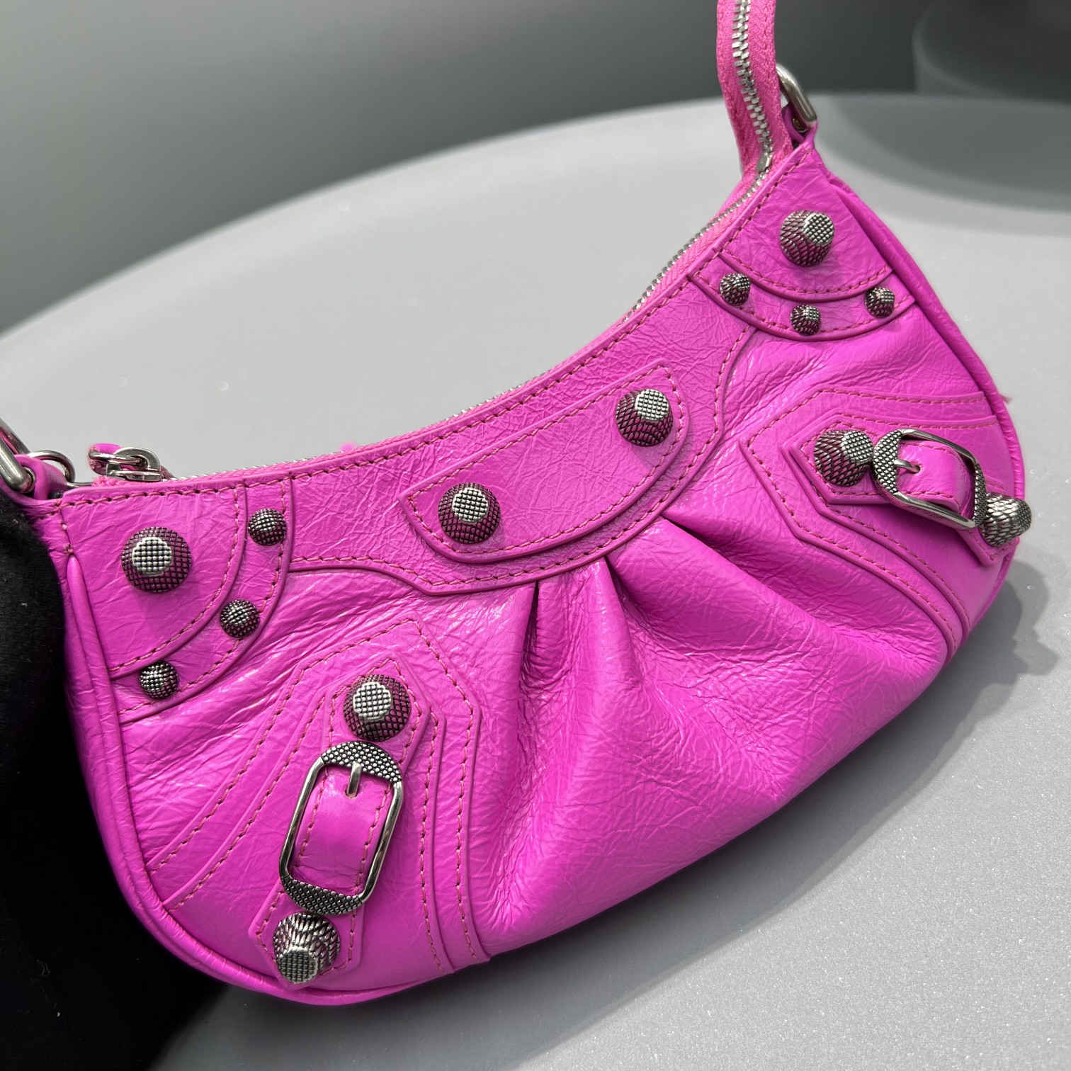 Ba1en*iaga Le Cagole Mini Bag Purple/Black/Pink/Green For Women‎ 8.2in/20.8cm