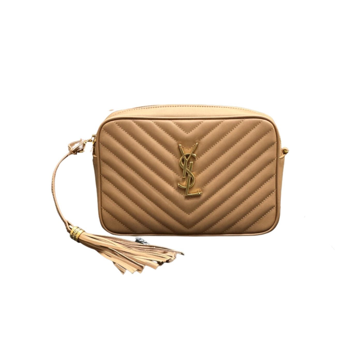 Sa1nt Lau*nt Lou Camera Bag Brown For Women‎ 9in/23cm