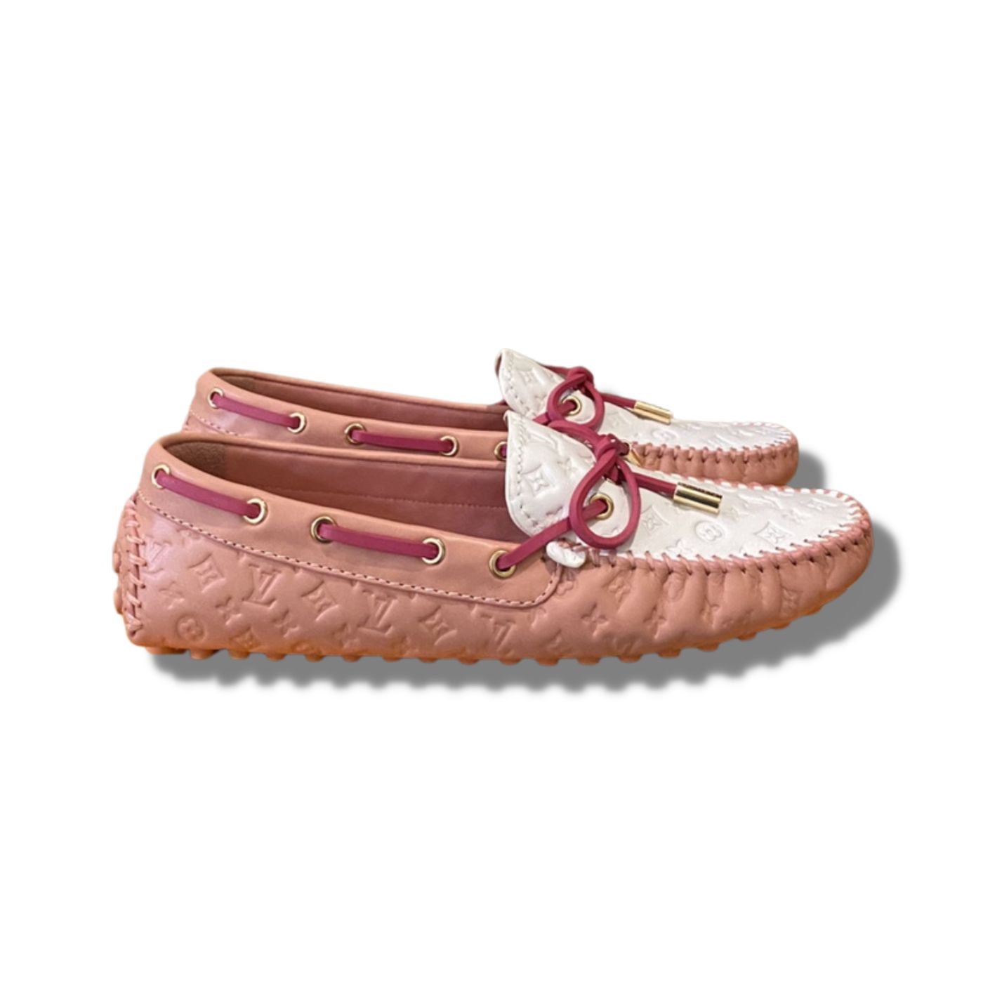 L0vis Vvtt0n Gloria Flat Loafer Pink For Women
