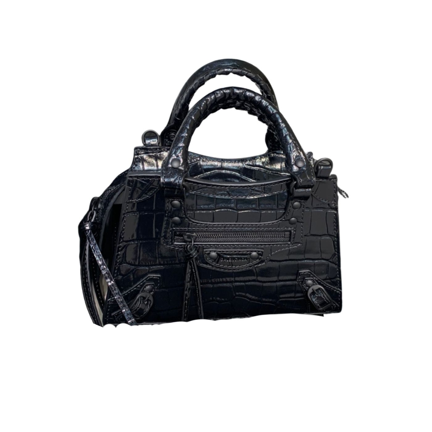 Ba1en*iaga Neo Classic Mini Handbag Black/Dark Blue/Cream/Brown/Green Khaki For Women‎ 8.6in/21.8cm
