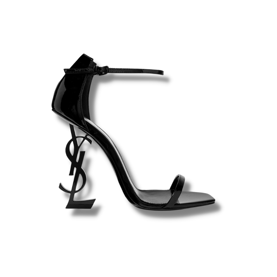 Opyum Sandals In Patent For Women Black 4.3in/11cm 5576620NPVV1000