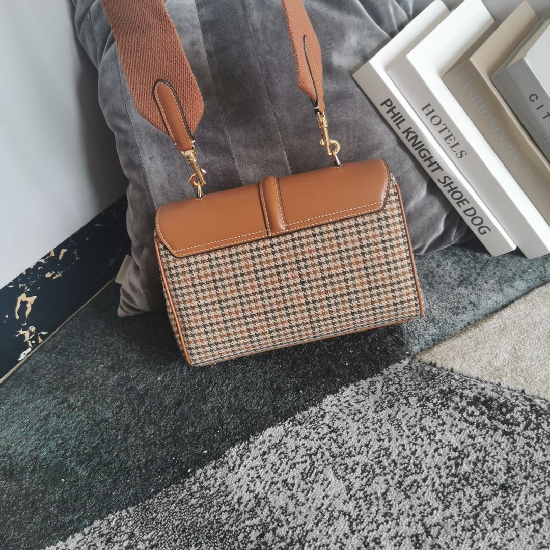 Ce1i*e Mini Soft 16 in Smooth Multicolor And Brown For Women‎ 7in/18cm