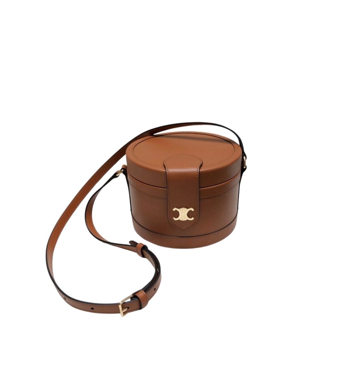 Ce1i*e Shocket Bag Brown For Women‎ 6.7in/17cm