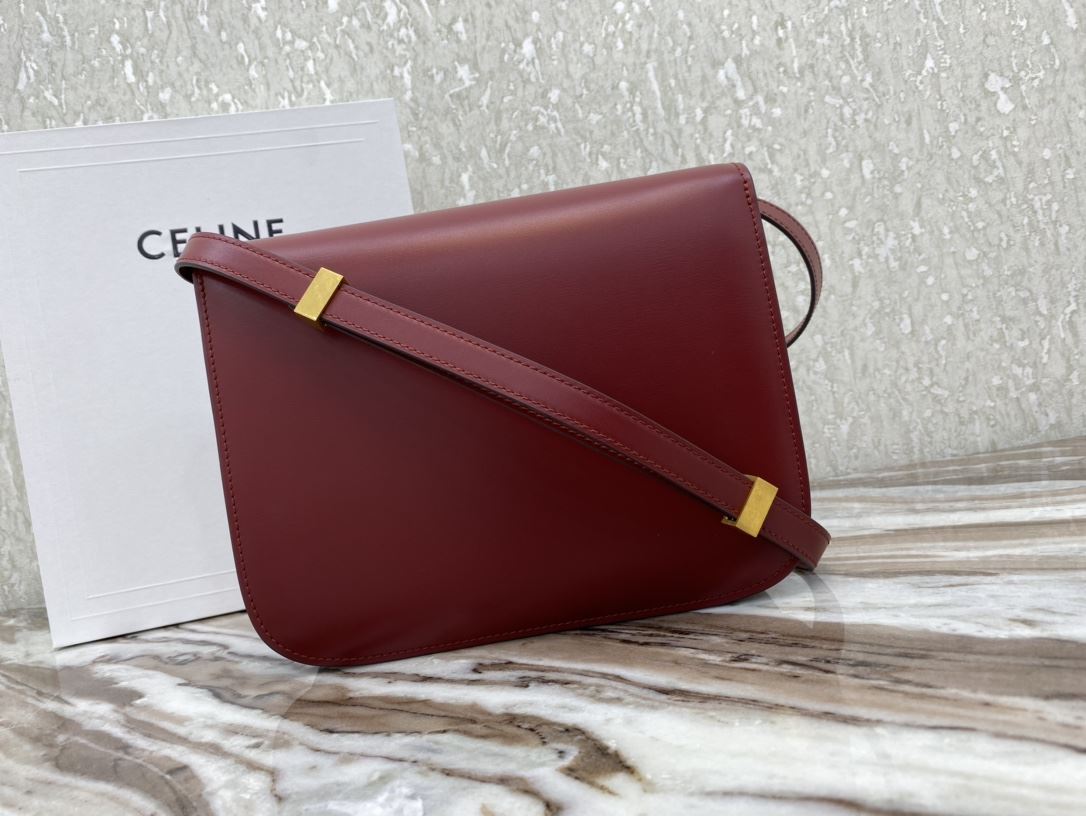 Ce1i*e Teen Classic Bag In Box Black/Brown/Red/Burgundy/Green/Dark Red For Women‎ 7in/18.5cm 192523DLS.38NO
