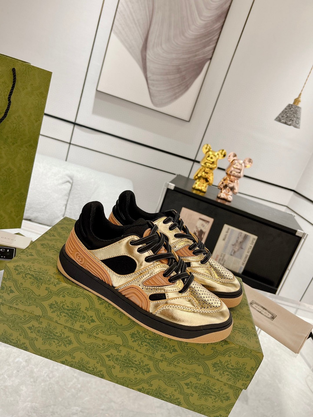 Gvc*1 Basket Sneaker Gold For Men