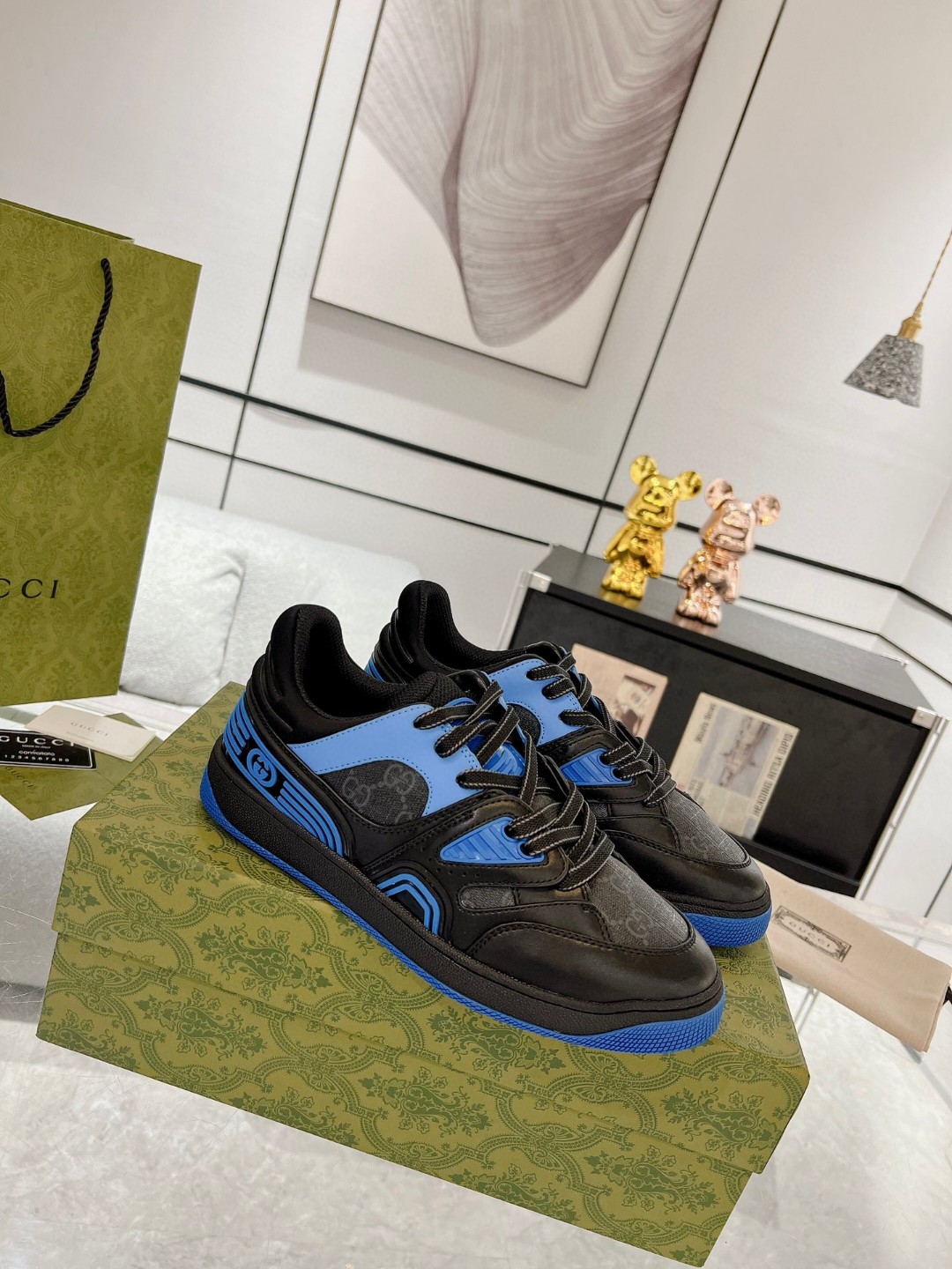 Gvc*1 Basket Sneaker Black For Men 724004 FAA1U 1160