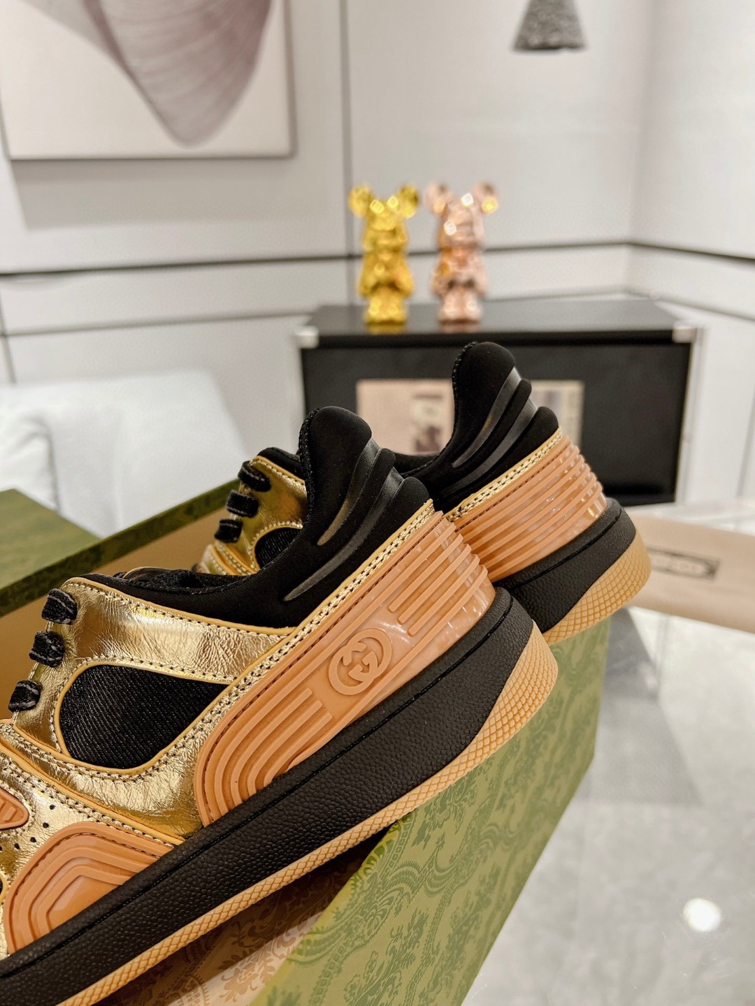 Gvc*1 Basket Sneaker Gold For Men