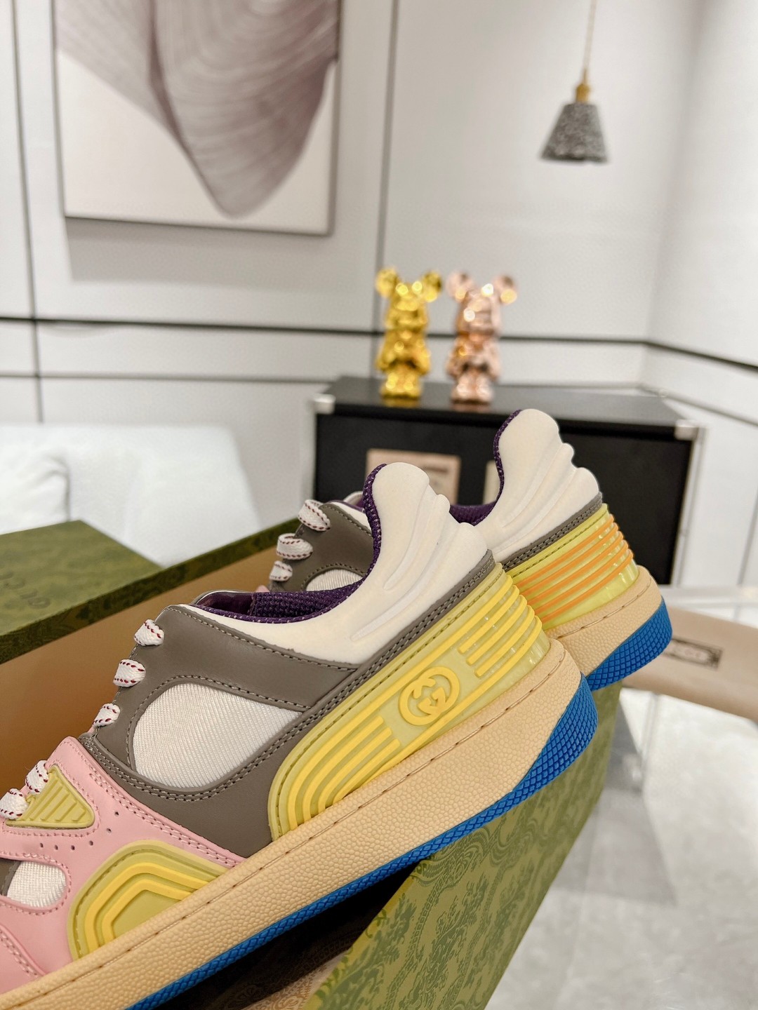Gvc*1 Basket Sneaker Pink For Men