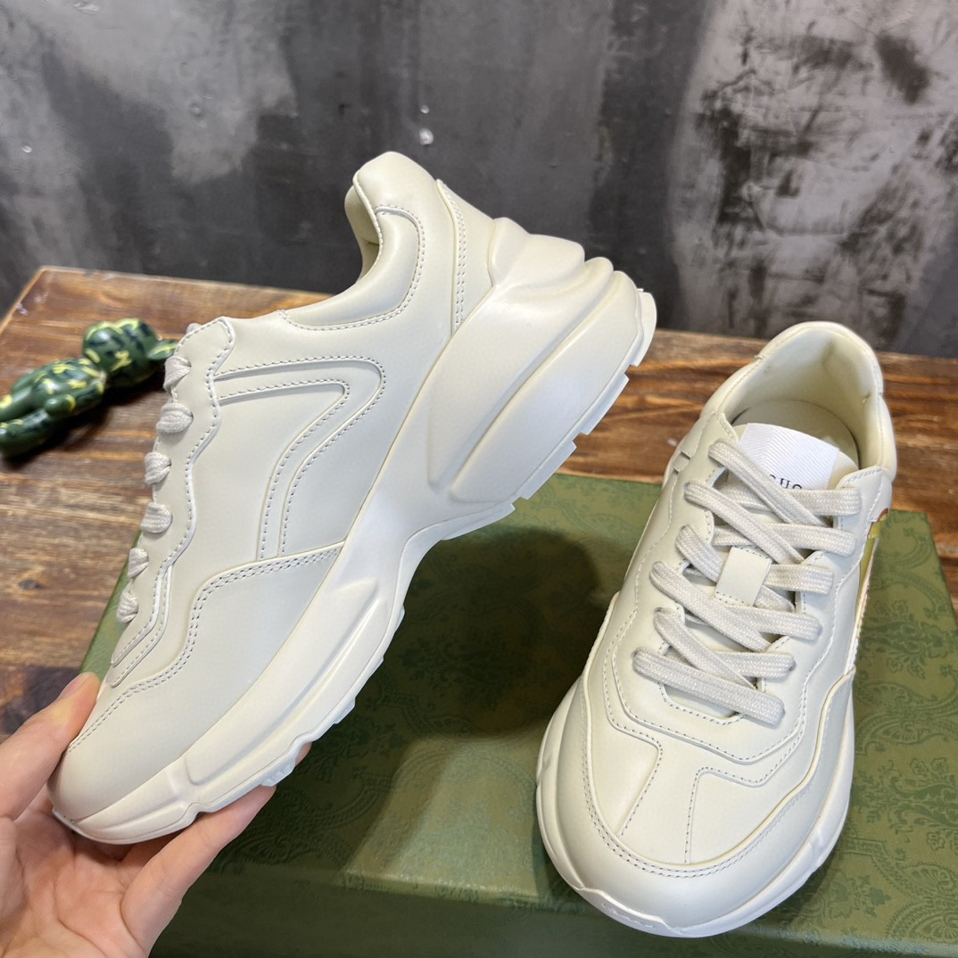 Gvc*1 Rhyton Sneaker With Animal Print White For Men 737521 DRW00 9522