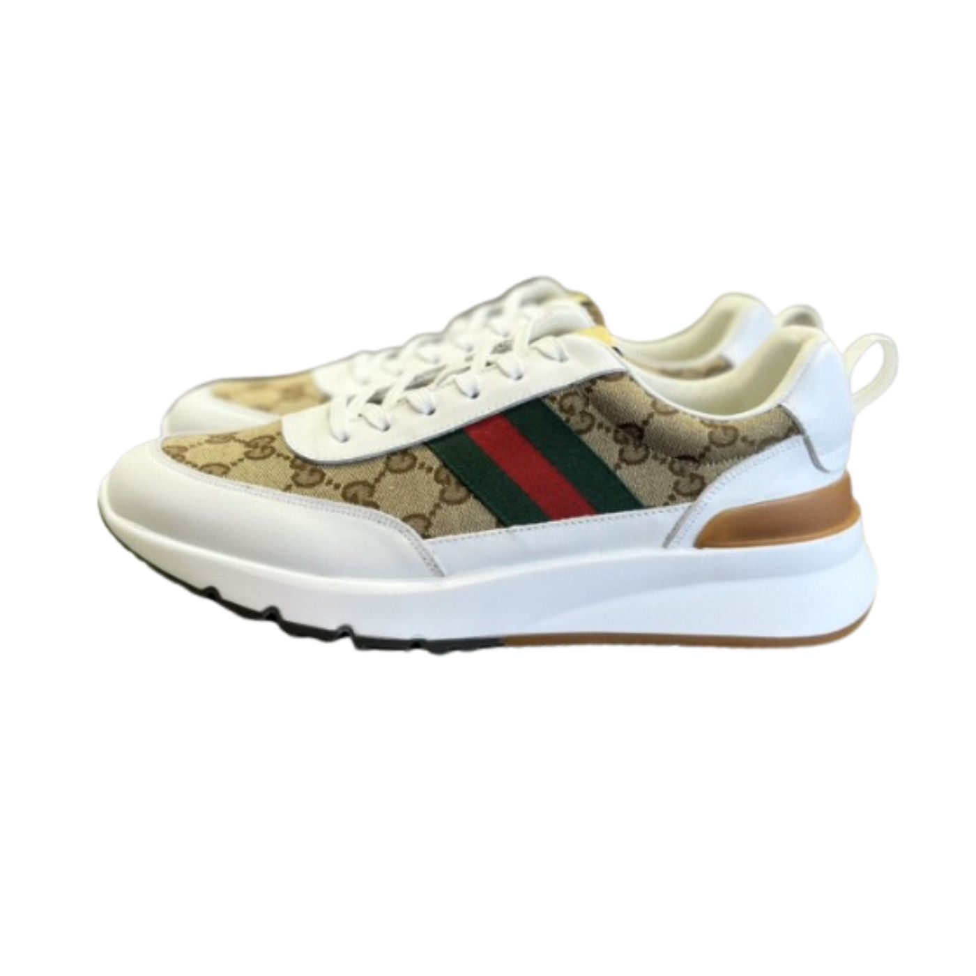 Gvc*1 Sneaker With Web Beige For Men