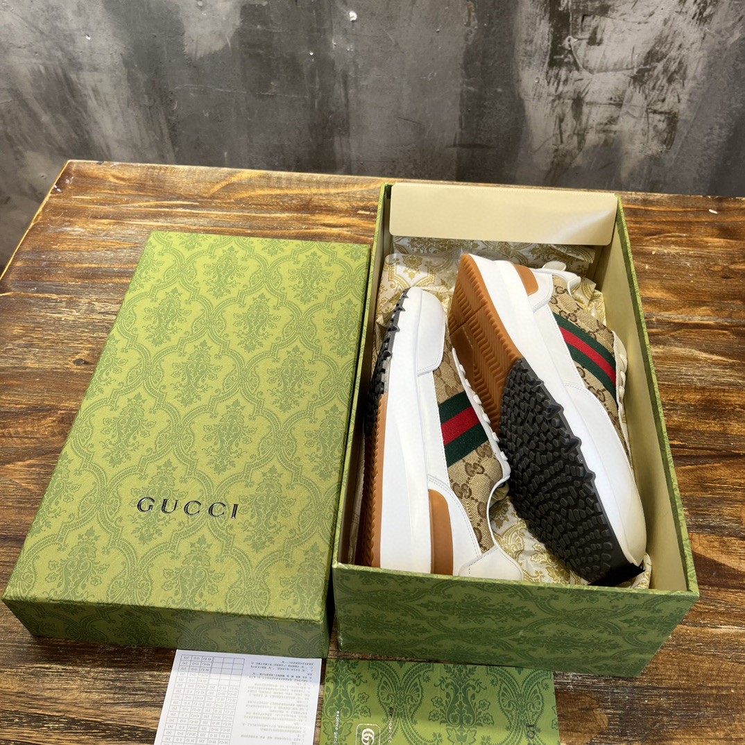 Gvc*1 Sneaker With Web Beige For Men