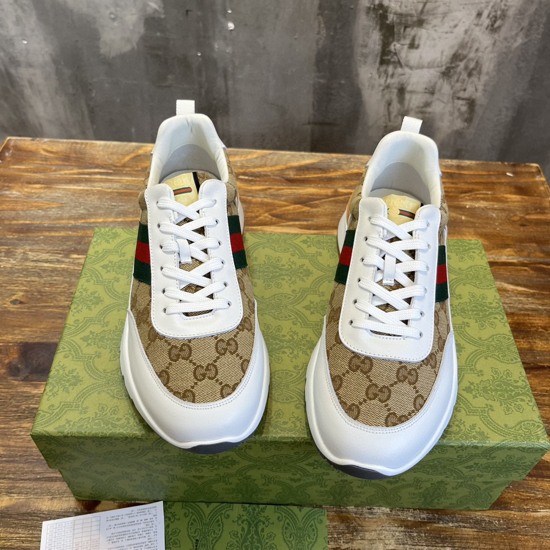 Gvc*1 Sneaker With Web Beige For Men