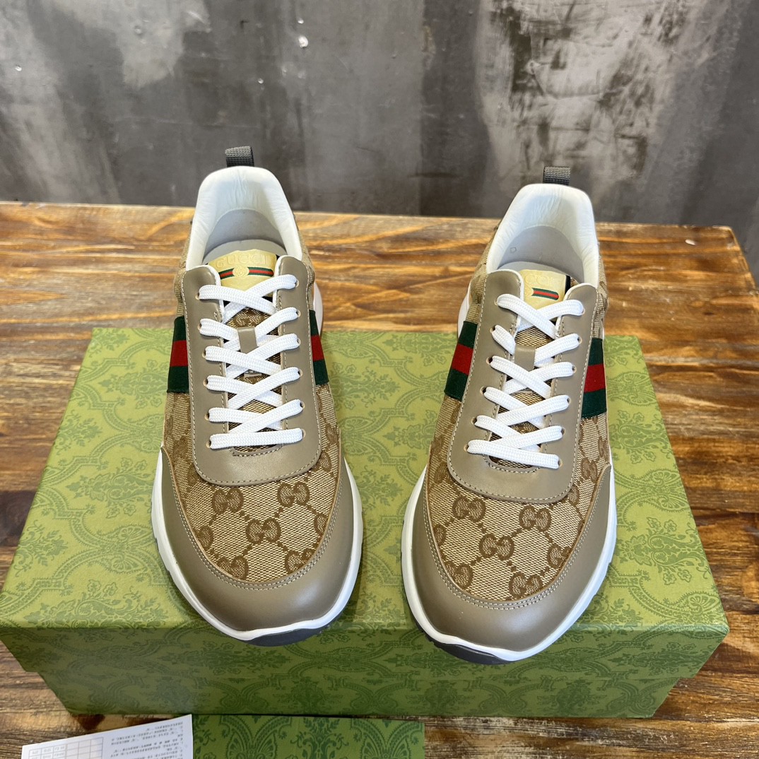 Gvc*1 Sneaker With Web Beige For Men