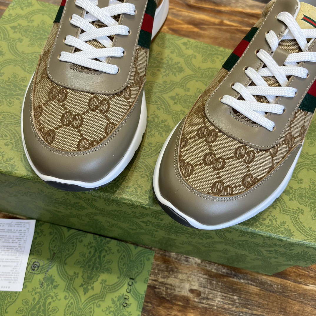 Gvc*1 Sneaker With Web Beige For Men