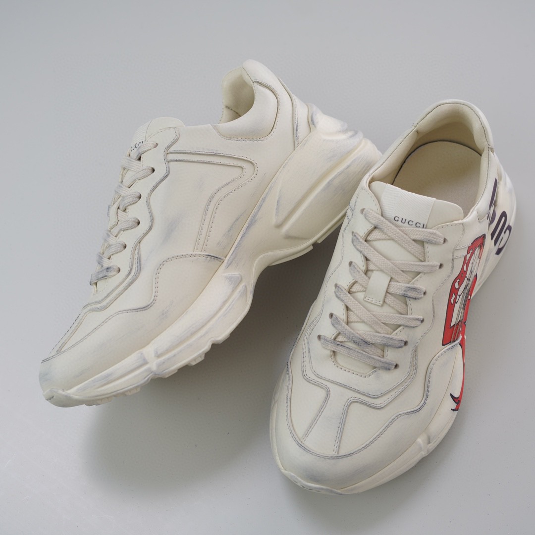 Gvc*1 Rhyton Sneaker Cream For Men 552089 A9L00 9522