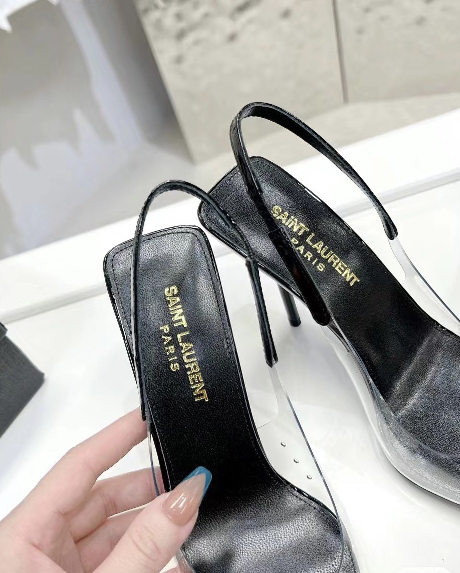 Sa1nt Lau*nt 140mm Pointed-Toe Pumps Black For Women