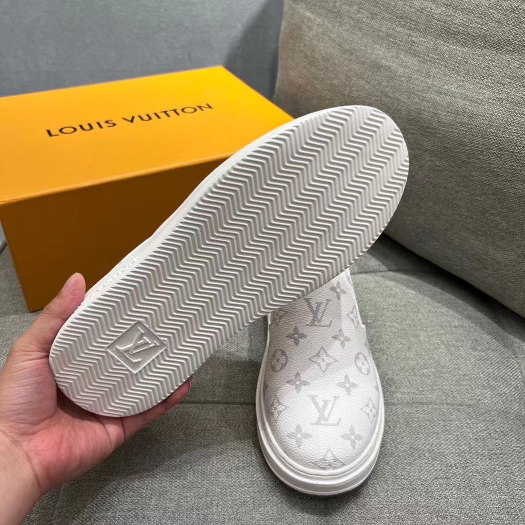 L0vis Vvtt0n Beverly Hills Slip On White For Men