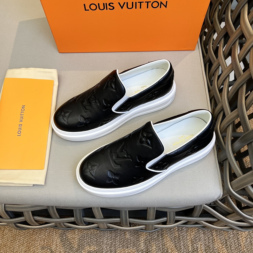 L0vis Vvtt0n Beverly Hills Slip On Black For Men 1A9ZP1
