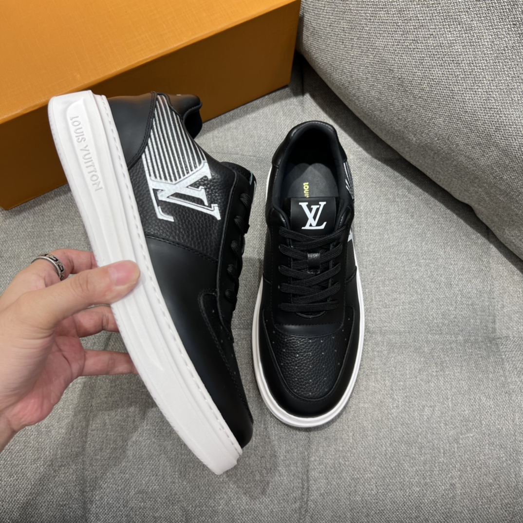 L0vis Vvtt0n LV Rivoli Sneaker Check Black For Men