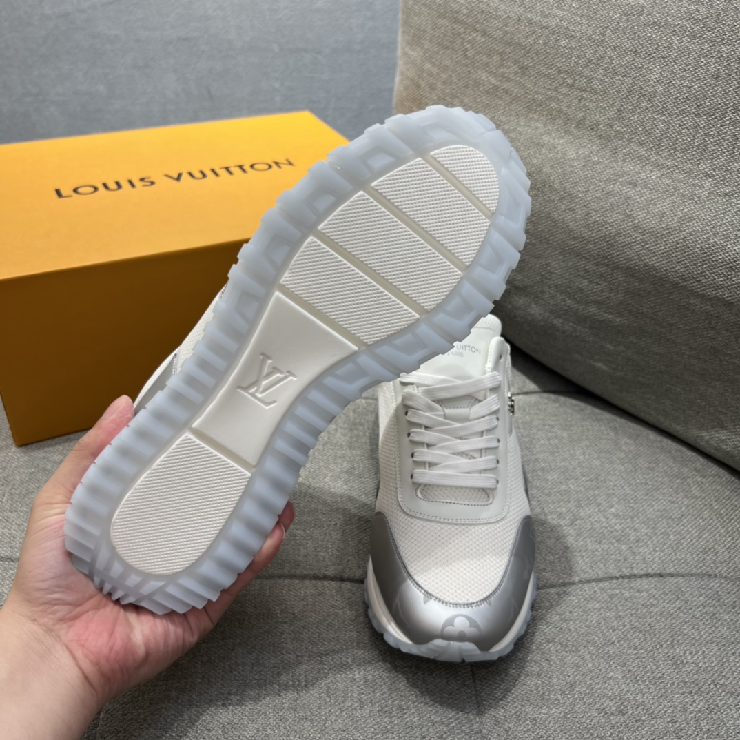 L0vis Vvtt0n Run Away Sneaker With Mesh White For Men