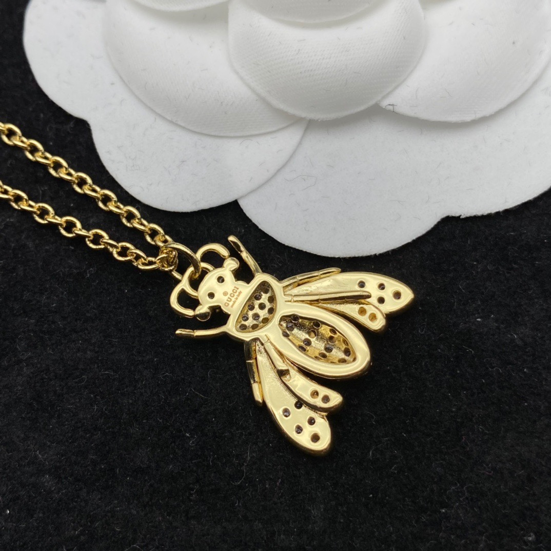 Gvc*1 Bee Necklace Gold For Women
