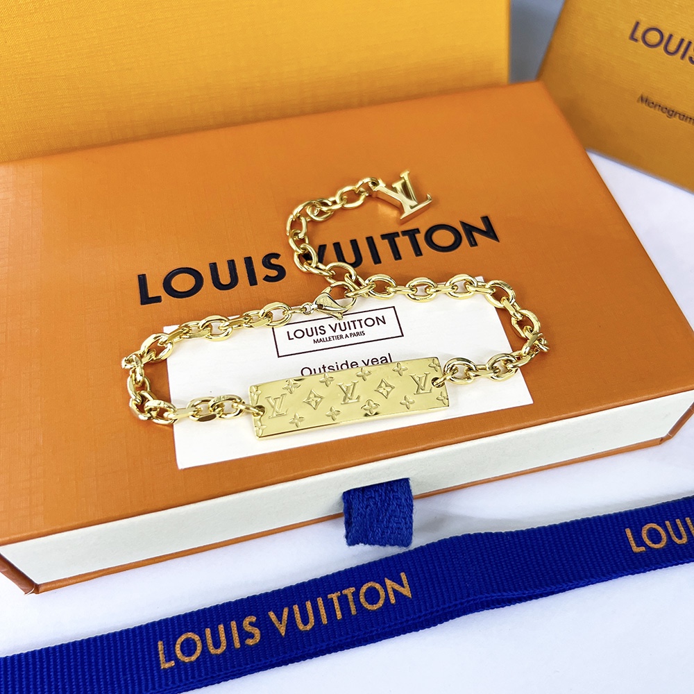 L0vis Vvtt0n Chain Bracelet Gold