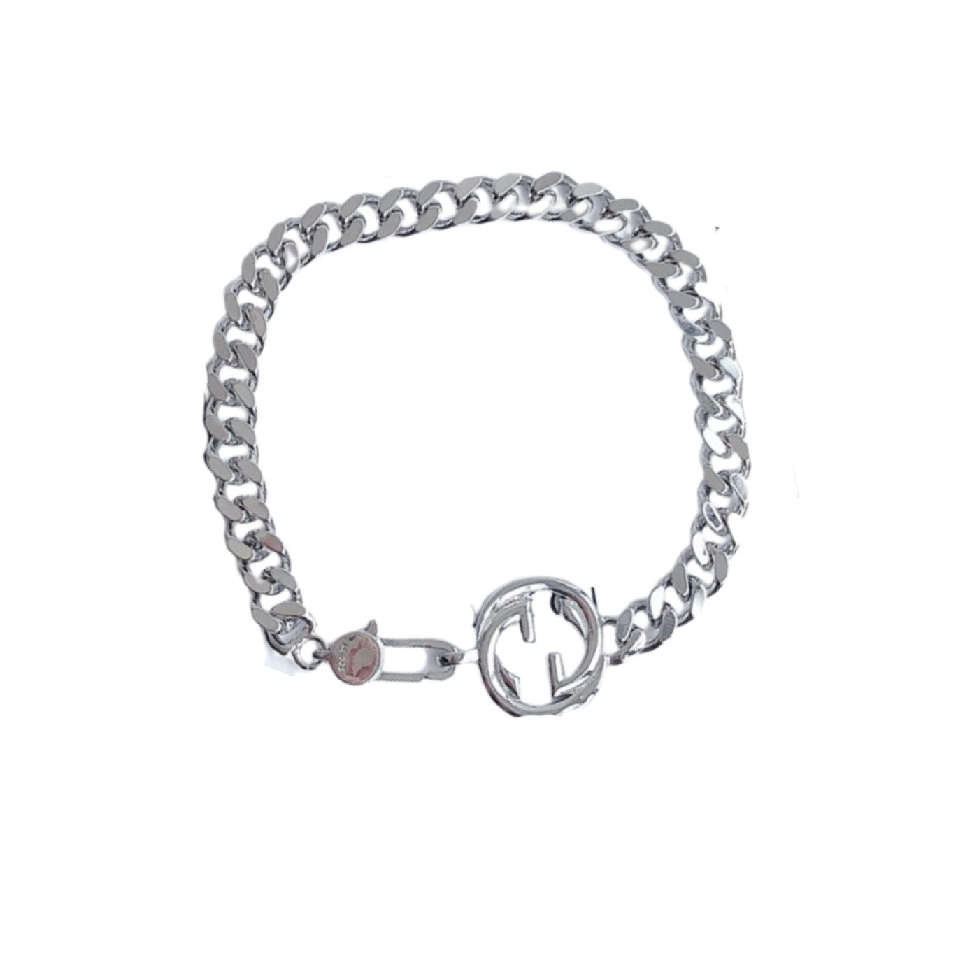 Gvc*1 Double G Flat Bracelet Silver For Women